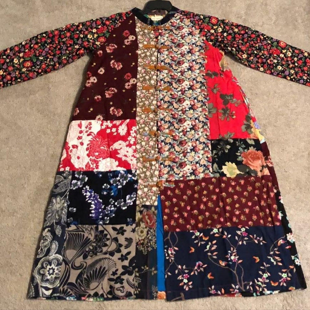 Luan Zai Colorful Patchwork Coat